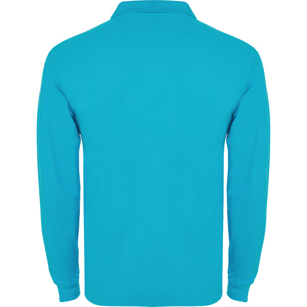 POLOSHIRTS ESTRELLA L/S – aus 100% Baumwolle, Piqué, 220 g/m². Heather Grey 58: 85% Baumwolle / 15% Viskose. – Bild 33
