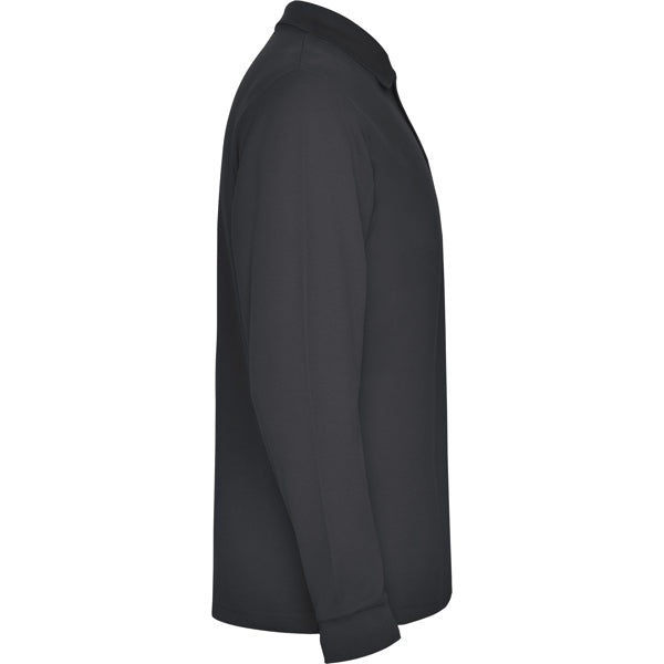 POLOSHIRTS ESTRELLA L/S – aus 100% Baumwolle, Piqué, 220 g/m². Heather Grey 58: 85% Baumwolle / 15% Viskose. – Bild 40