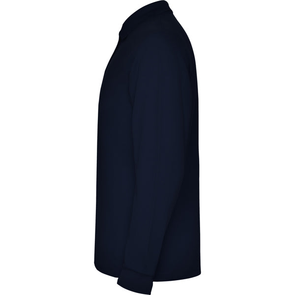 POLOSHIRTS ESTRELLA L/S – aus 100% Baumwolle, Piqué, 220 g/m². Heather Grey 58: 85% Baumwolle / 15% Viskose. – Bild 44