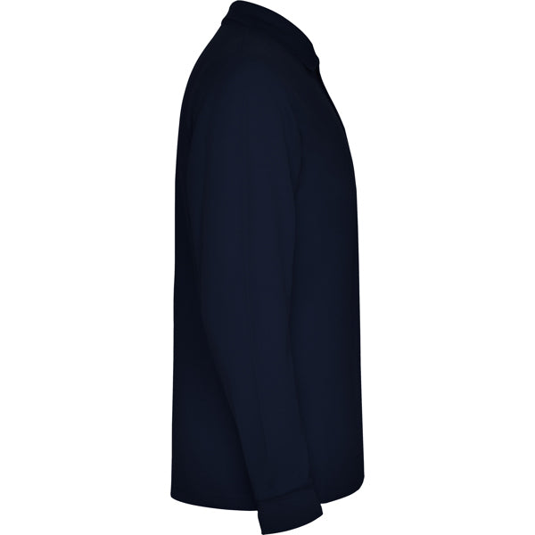 POLOSHIRTS ESTRELLA L/S – aus 100% Baumwolle, Piqué, 220 g/m². Heather Grey 58: 85% Baumwolle / 15% Viskose. – Bild 45
