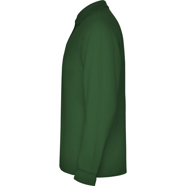 POLOSHIRTS ESTRELLA L/S – aus 100% Baumwolle, Piqué, 220 g/m². Heather Grey 58: 85% Baumwolle / 15% Viskose. – Bild 49