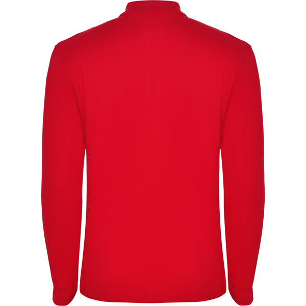 POLOSHIRTS ESTRELLA L/S – aus 100% Baumwolle, Piqué, 220 g/m². Heather Grey 58: 85% Baumwolle / 15% Viskose. – Bild 63