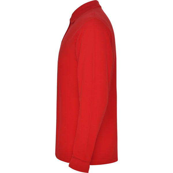 POLOSHIRTS ESTRELLA L/S – aus 100% Baumwolle, Piqué, 220 g/m². Heather Grey 58: 85% Baumwolle / 15% Viskose. – Bild 64