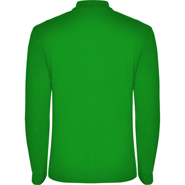 POLOSHIRTS ESTRELLA L/S – aus 100% Baumwolle, Piqué, 220 g/m². Heather Grey 58: 85% Baumwolle / 15% Viskose. – Bild 68