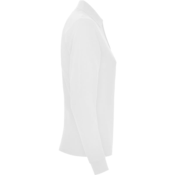 POLOSHIRTS ESTRELLA WOMAN L/S – aus 100% Baumwolle, Piqué, 220 g/m². Heather Grey 58: 85% Baumwolle / 15% Viskose. – Bild 11