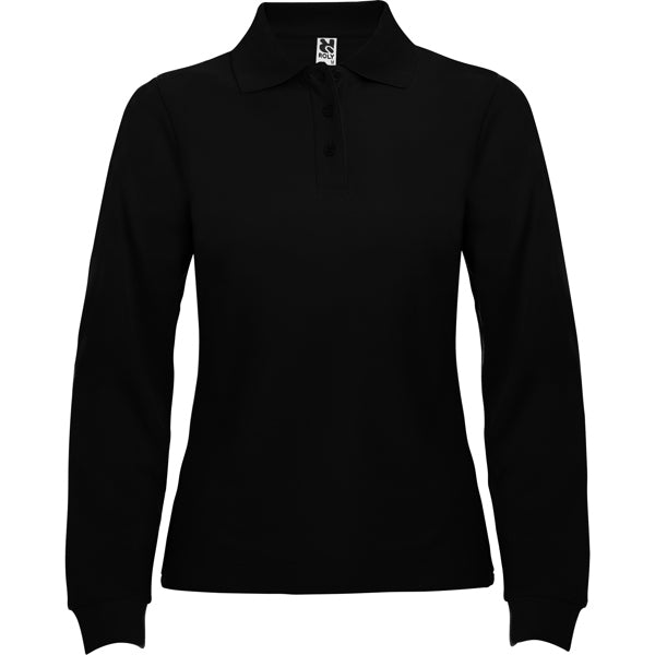 POLOSHIRTS ESTRELLA WOMAN L/S – aus 100% Baumwolle, Piqué, 220 g/m². Heather Grey 58: 85% Baumwolle / 15% Viskose. – Bild 13