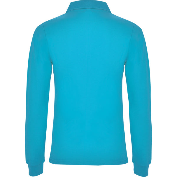 POLOSHIRTS ESTRELLA WOMAN L/S – aus 100% Baumwolle, Piqué, 220 g/m². Heather Grey 58: 85% Baumwolle / 15% Viskose. – Bild 29