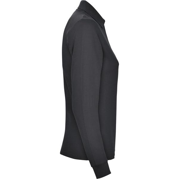 POLOSHIRTS ESTRELLA WOMAN L/S – aus 100% Baumwolle, Piqué, 220 g/m². Heather Grey 58: 85% Baumwolle / 15% Viskose. – Bild 36
