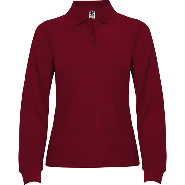 POLOSHIRTS ESTRELLA WOMAN L/S – aus 100% Baumwolle, Piqué, 220 g/m². Heather Grey 58: 85% Baumwolle / 15% Viskose. – Bild 43