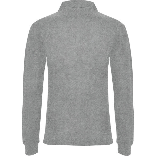 POLOSHIRTS ESTRELLA WOMAN L/S – aus 100% Baumwolle, Piqué, 220 g/m². Heather Grey 58: 85% Baumwolle / 15% Viskose. – Bild 49