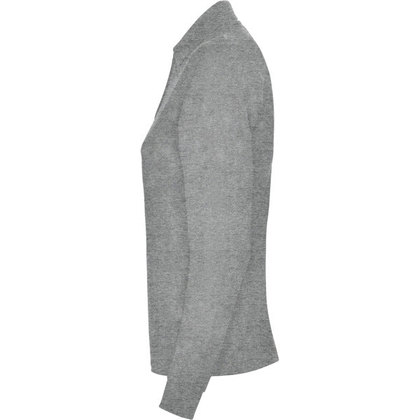 POLOSHIRTS ESTRELLA WOMAN L/S – aus 100% Baumwolle, Piqué, 220 g/m². Heather Grey 58: 85% Baumwolle / 15% Viskose. – Bild 50