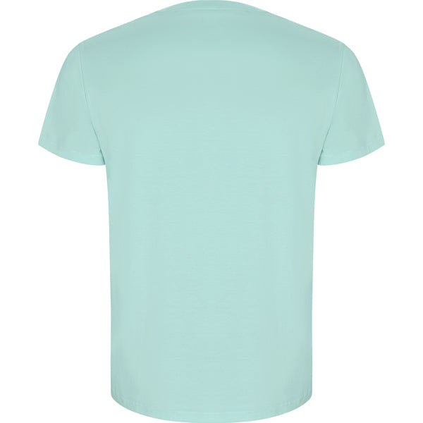 T-SHIRTS GOLDEN – aus 100 % gekämmte Bio-Baumwolle, Single-Jersey. Farbe: 160 g/m². Weiß: 170 g/m². Farbe Melange-Grau (58): 85 % Bio-Baumwolle / 15 % Viskose. – Bild 48
