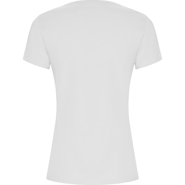 T-SHIRTS GOLDEN WOMAN – aus 100 % gekämmte Bio-Baumwolle, Single-Jersey. Farbe: 160 g/m². Weiß: 170 g/m². Farbe 58 (meliert): 85 % Bio-Baumwolle / 15 % Viskose. – Bild 9