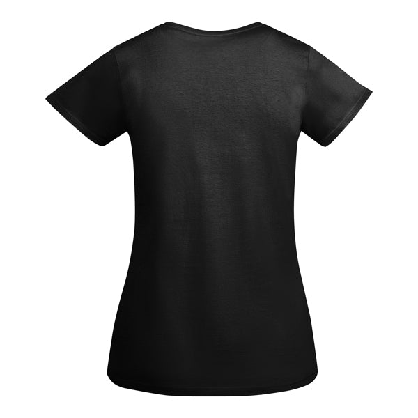 T-SHIRTS BREDA WOMAN – aus 100 % Bio-Baumwolle: 175 g/m². Farbe „Heather Grey 58“: 85 % Bio-Baumwolle und 15 % Viskose. – Bild 12