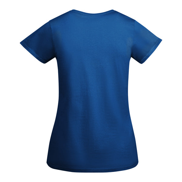 T-SHIRTS BREDA WOMAN – aus 100 % Bio-Baumwolle: 175 g/m². Farbe „Heather Grey 58“: 85 % Bio-Baumwolle und 15 % Viskose. – Bild 22