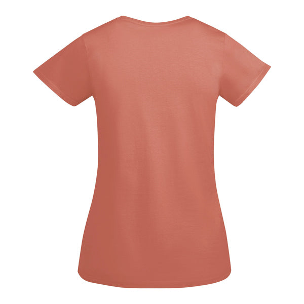 T-SHIRTS BREDA WOMAN – aus 100 % Bio-Baumwolle: 175 g/m². Farbe „Heather Grey 58“: 85 % Bio-Baumwolle und 15 % Viskose. – Bild 42