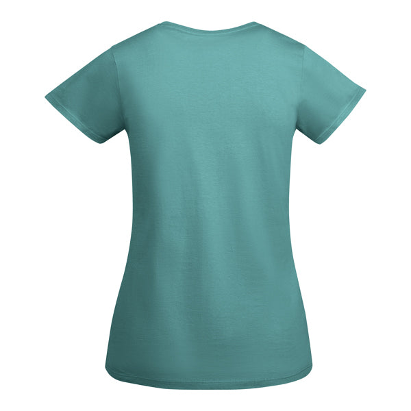 T-SHIRTS BREDA WOMAN – aus 100 % Bio-Baumwolle: 175 g/m². Farbe „Heather Grey 58“: 85 % Bio-Baumwolle und 15 % Viskose. – Bild 62
