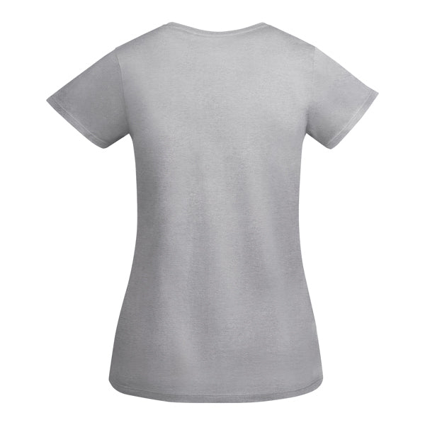 T-SHIRTS BREDA WOMAN – aus 100 % Bio-Baumwolle: 175 g/m². Farbe „Heather Grey 58“: 85 % Bio-Baumwolle und 15 % Viskose. – Bild 82