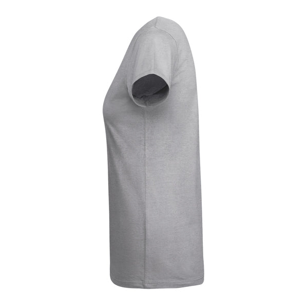 T-SHIRTS BREDA WOMAN – aus 100 % Bio-Baumwolle: 175 g/m². Farbe „Heather Grey 58“: 85 % Bio-Baumwolle und 15 % Viskose. – Bild 83