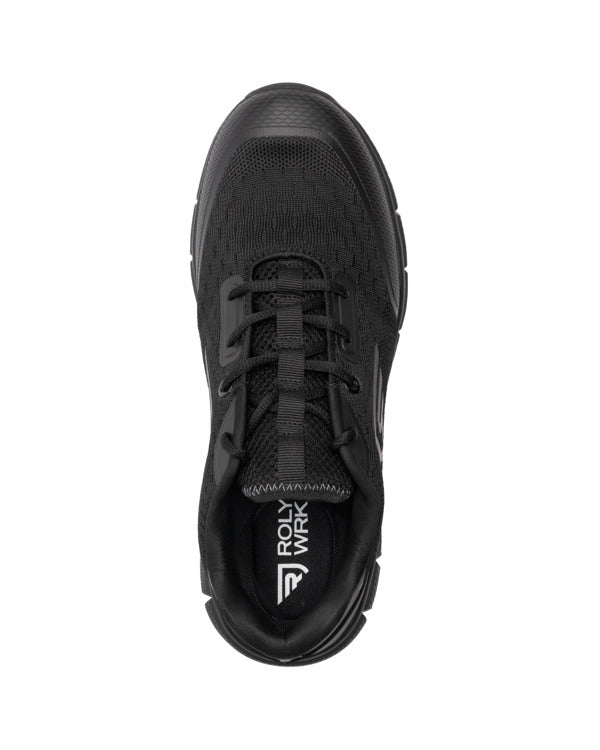 ZAPATO LABORAL BASALT – aus Schwarzes Strickgewebe mit schwarzem, geschmolzenem TPU. – Bild 8